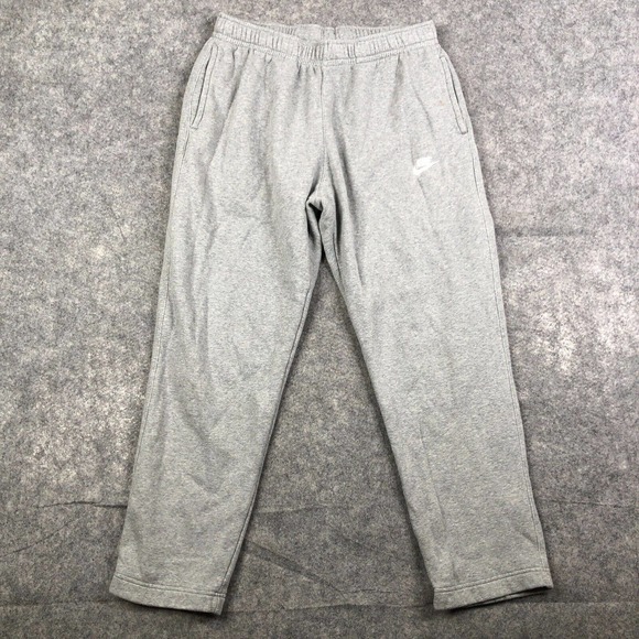 Nike Other - Nike Sportswear Fleece Pants Standard Fit Straight Leg Grey BV2707-063 Mens L